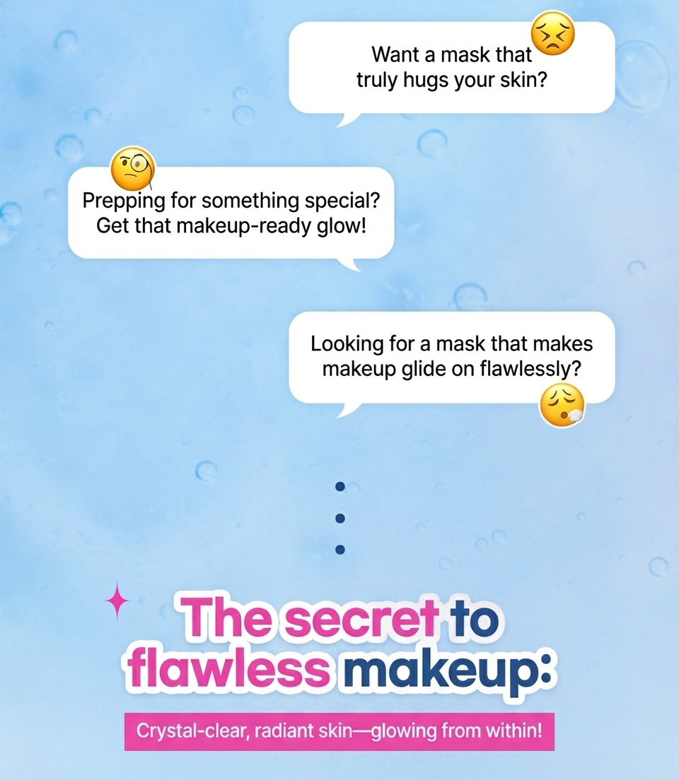 The Lab by Blanc Doux Clear Hyal Radiance Gel Mask 1 Sheet 25g - Section 1