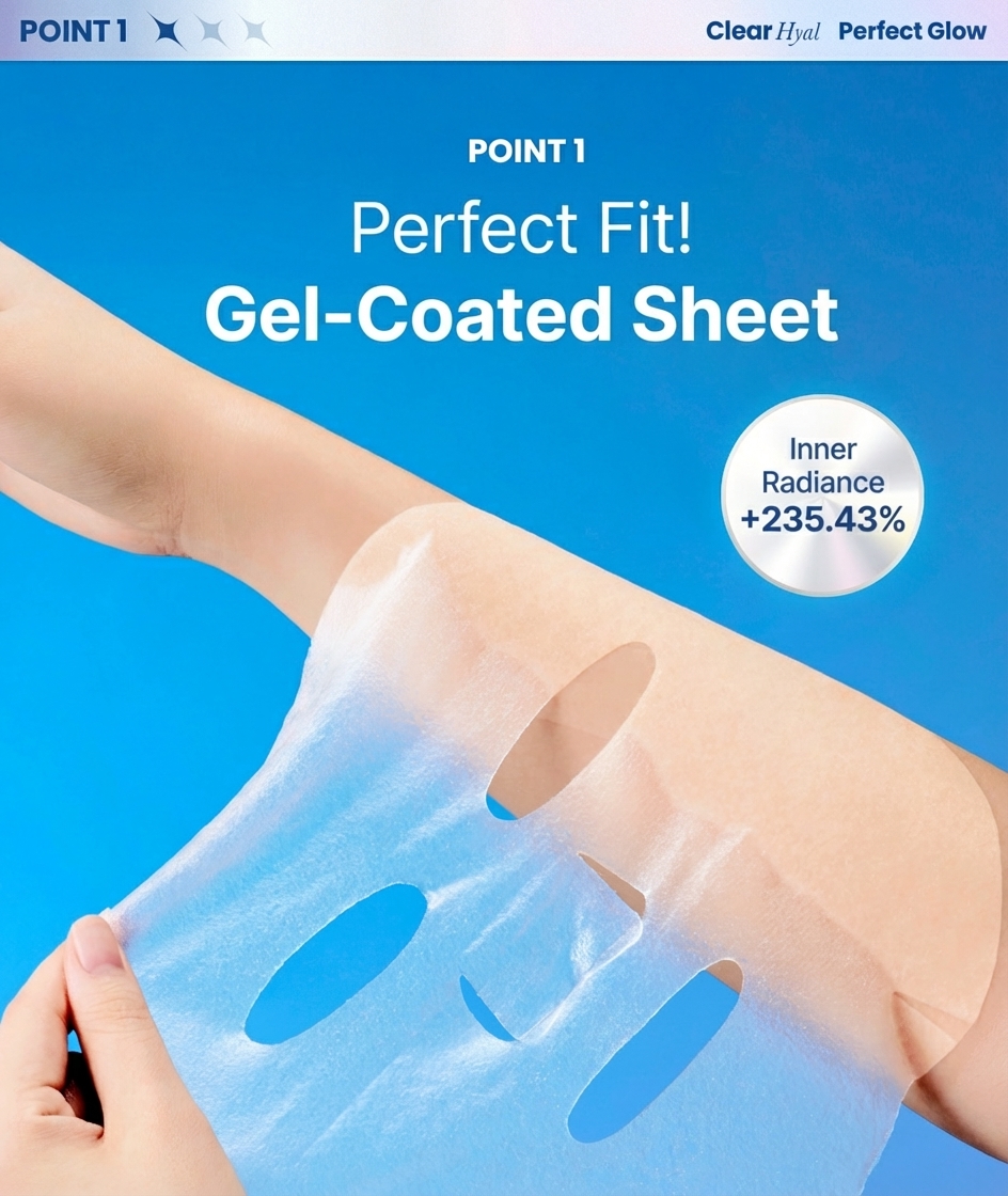 The Lab by Blanc Doux Clear Hyal Radiance Gel Mask 1 Sheet 25g - Section 0