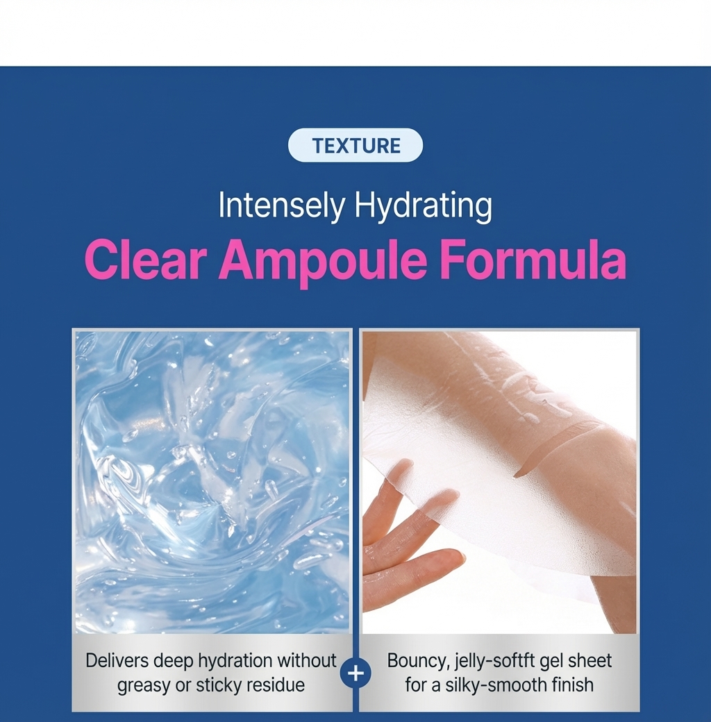 The Lab by Blanc Doux Clear Hyal Radiance Gel Mask 1 Sheet 25g - Section 2