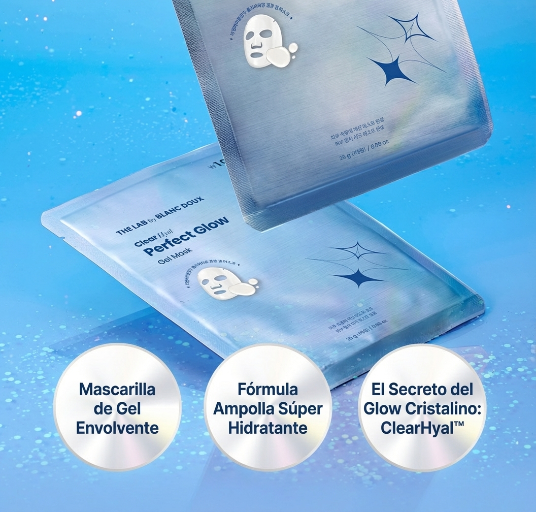 The Lab by Blanc Doux Clear Hyal Mascarilla en Gel Iluminadora 1 Hoja 25g - Section 1