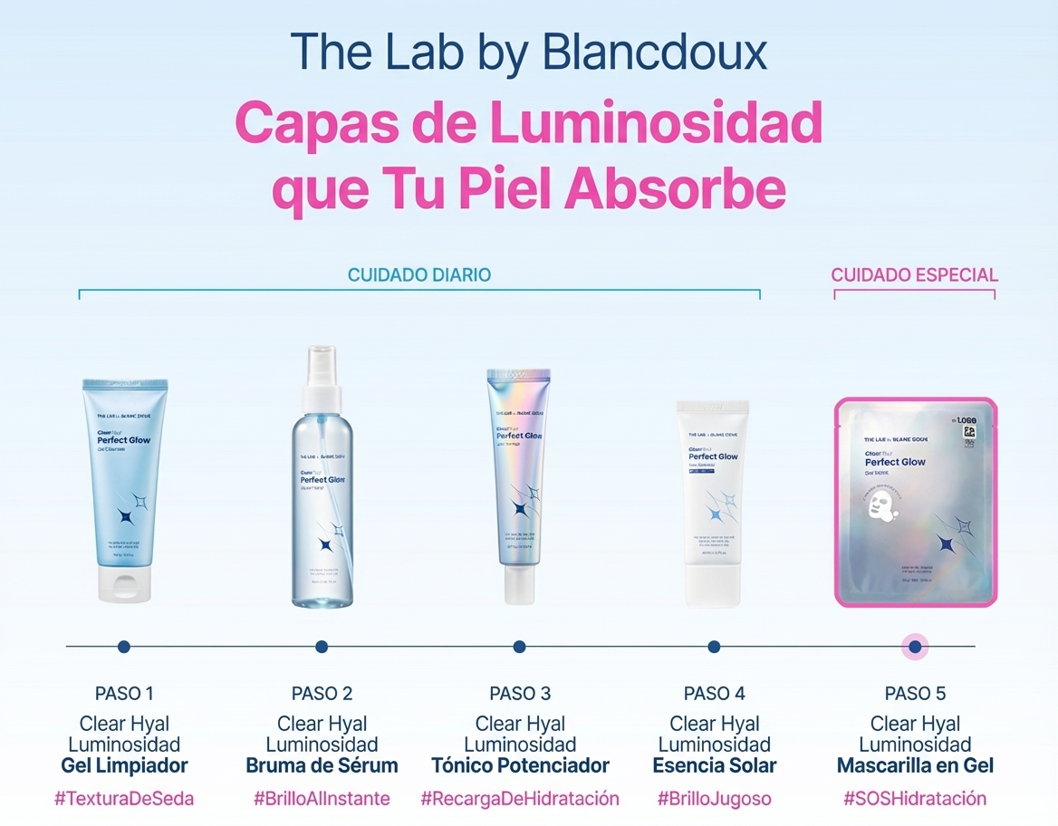 The Lab by Blanc Doux Clear Hyal Mascarilla en Gel Iluminadora 1 Hoja 25g - Section 1