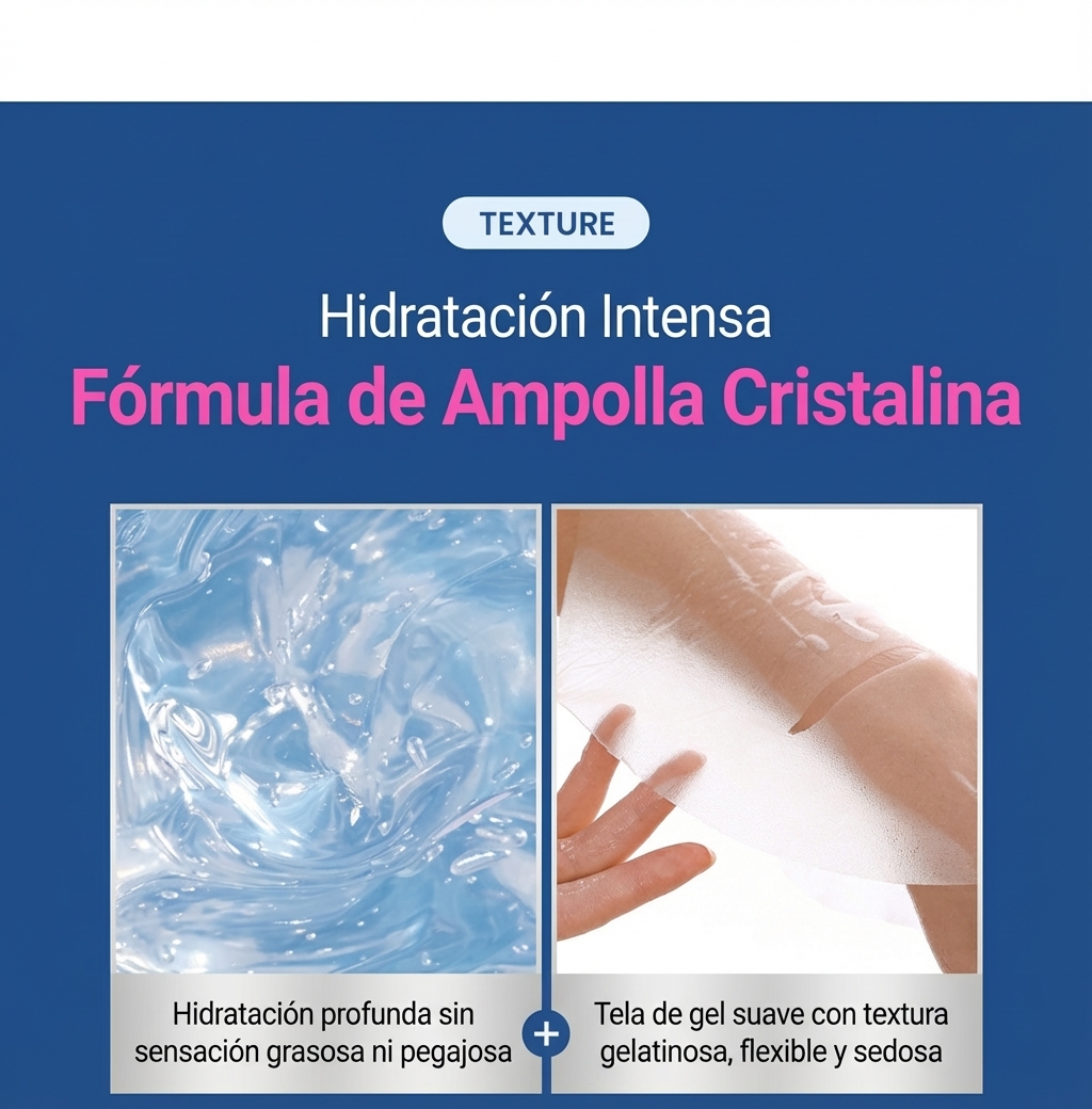 The Lab by Blanc Doux Clear Hyal Mascarilla en Gel Iluminadora 1 Hoja 25g - Section 2